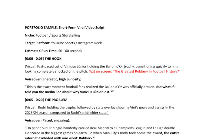 write high retention viral video scripts